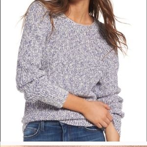 Small Free People Light Blue Sweater